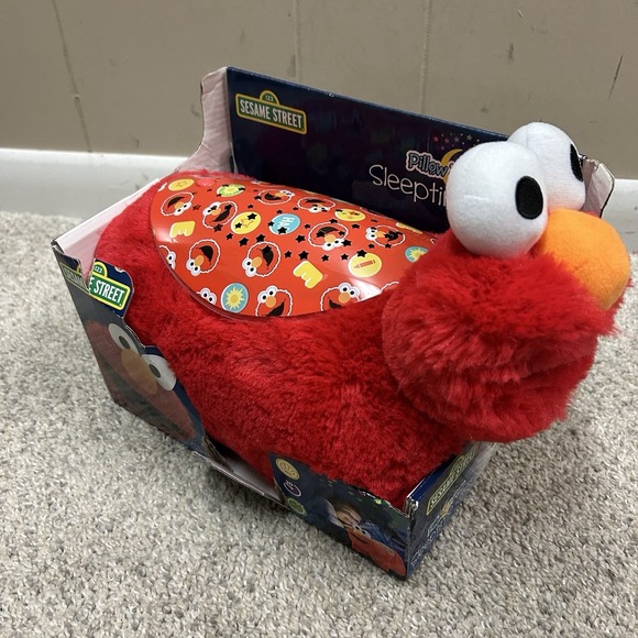 Pillow Pets Elmo Sleeptime Lite Sesame Street Plush Red New In Box - Picture 1 of 7